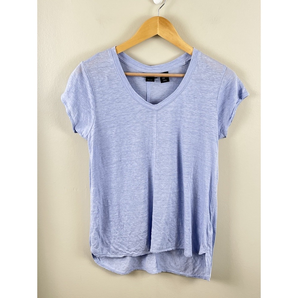 Tahari Womens Linen Shirt M Coastal Lightweight Resort Vacation Casual Capsule